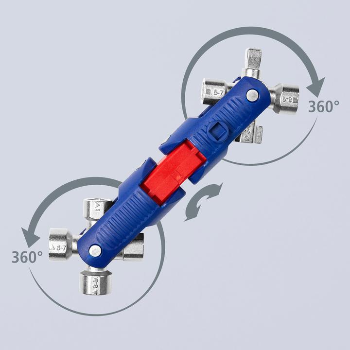 Actual product image Knipex Switch cabinet key JointKey Quadro (10 mm, 5 mm)