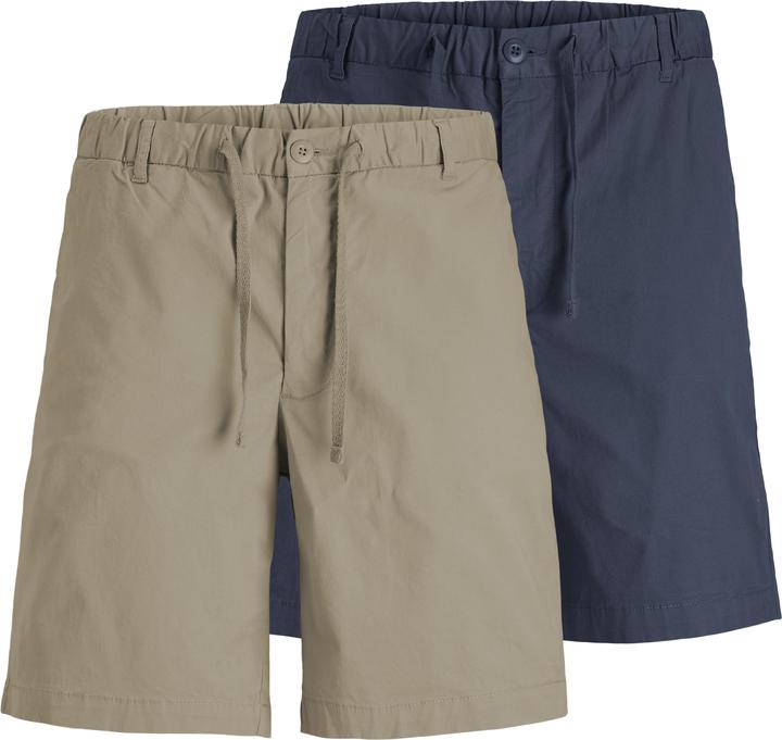 Produktbild Jack & Jones Bermuda-Shorts Casual Bequem sitzend JPSTJAIDEN CAMPAIGN HYBRID BONDI 2PK (S)