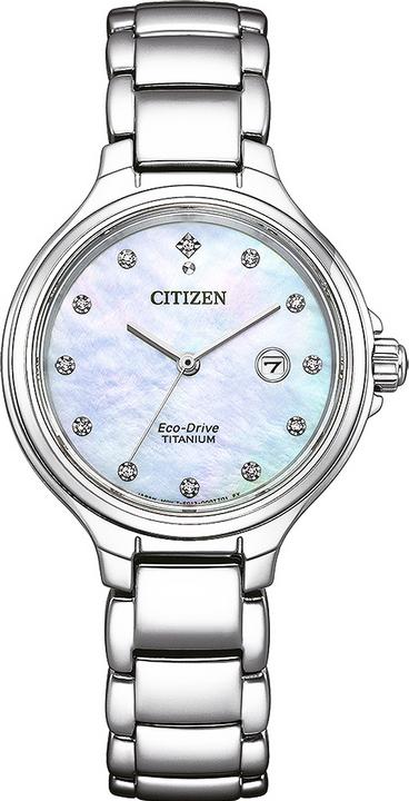 Citizen Lady Eco-Drive Super Titanium EW2680-84D (Orologio da polso analogico, 31 mm)