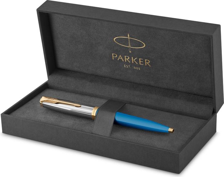 Immagine prodotto Parker Pen Penna a sfera 51 Premium Turchese G.C. M (Turchese, 1 x)