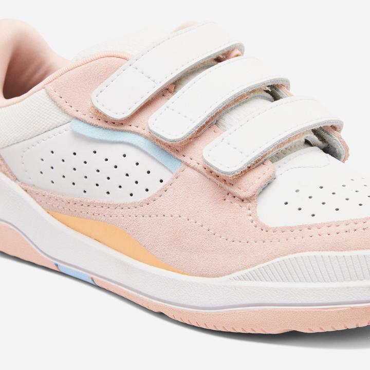 Produktbild Decathlon Turnschuhe Kinder Klettverschluss - Playventure City weiss/rosa (33)