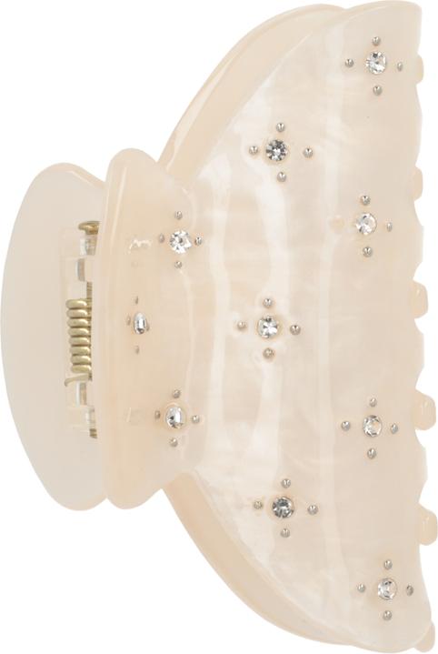 Actual product image Trisa Fashion Haarklammer mit Strass & Scrunchie Beige 3 Stk. (Comb)