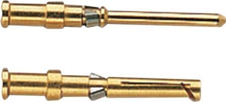 Actual product image Harting Han D M crimp contact AU AWG 20 - (100 pcs.)