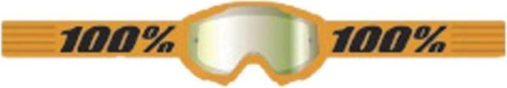 Produktbild 100% STRATA 2 Goggle Neon Orange - Mirror Gold Lens (Orange, Gold)