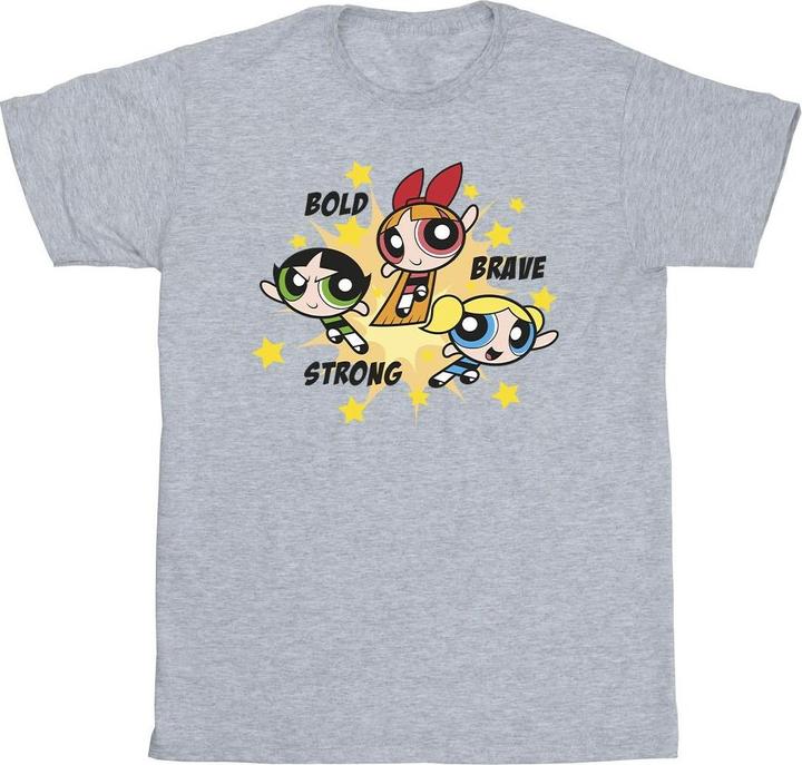 Immagine prodotto The Powerpuff Girls Girls Bold Brave Strong Maglietta Ragazzi (140, 146)