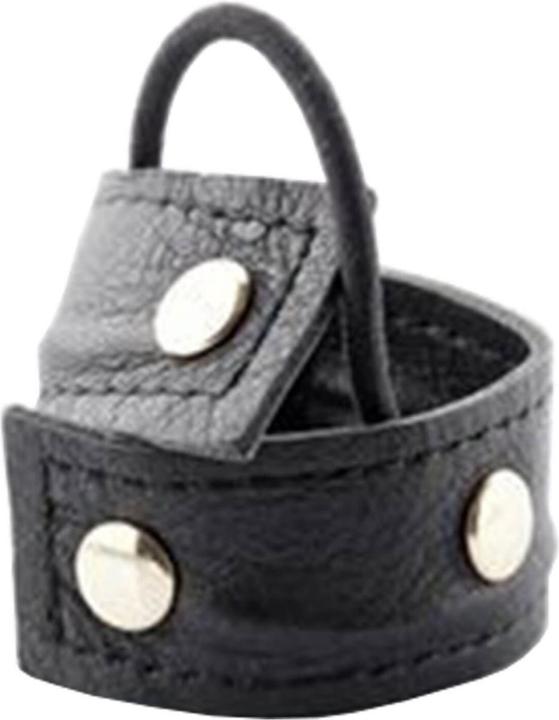 Produktbild Corinne World - Leather Band Short Bendable Black (Haargummi)