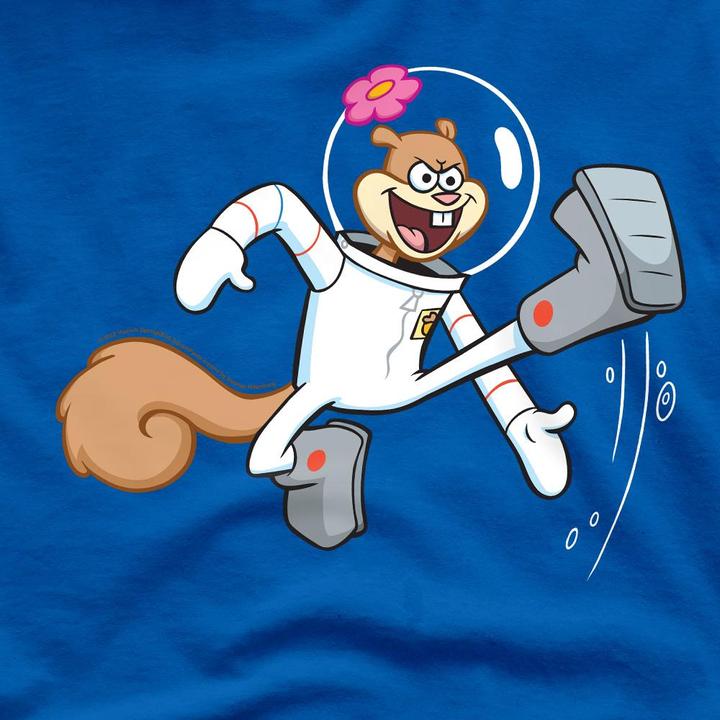Actual product image Spongebob Squarepants Mens Karate Sandy Cheeks T-Shirt (4XL)