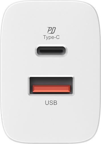 Actual product image Silicon Power Silicon-Power Wall Charger QM16 USB/Typc Whi (20 W)