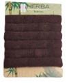 Produktbild Herba Ecofriendly Haarbinder, braun, Ø 5 cm, 6 Stk