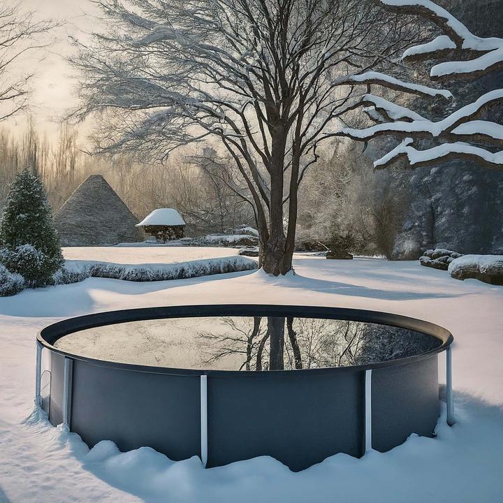 Image du produit Wiltec Bâche à bulles Ronde Ø 460cm Couverture de piscine 2 en 1 résistante aux UV pour été et hiver
