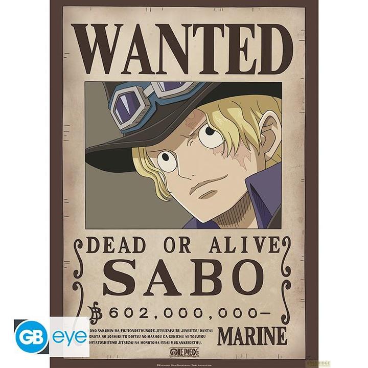 Produktbild ABYstyle One Piece - Wanted Sabo & Ace (52 x 38 cm)