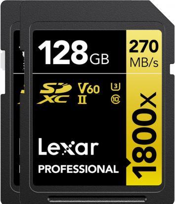 Produktbild Lexar Professional (128 GB, SDXC, U3, UHS-II)