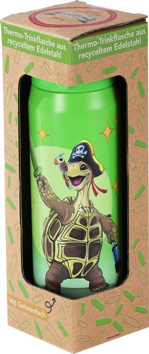 Produktbild Awave Die Schule der Magischen Tiere Trinkflasche 380 ml Edelstahl | grün, Henrietta (0.38 l)