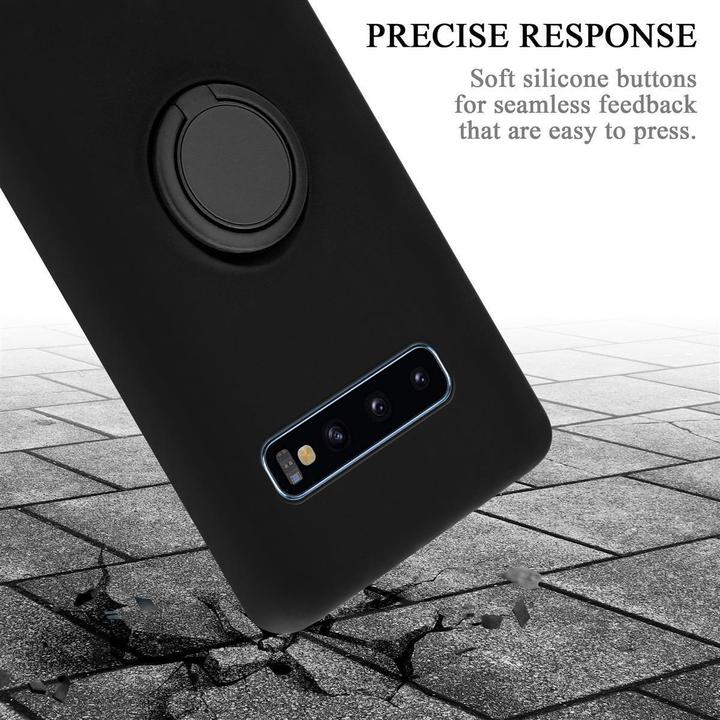 Productafbeelding Cadorabo TPU Vloeibare Ring Silicone Hoesje (Samsung Galaxy S10+)