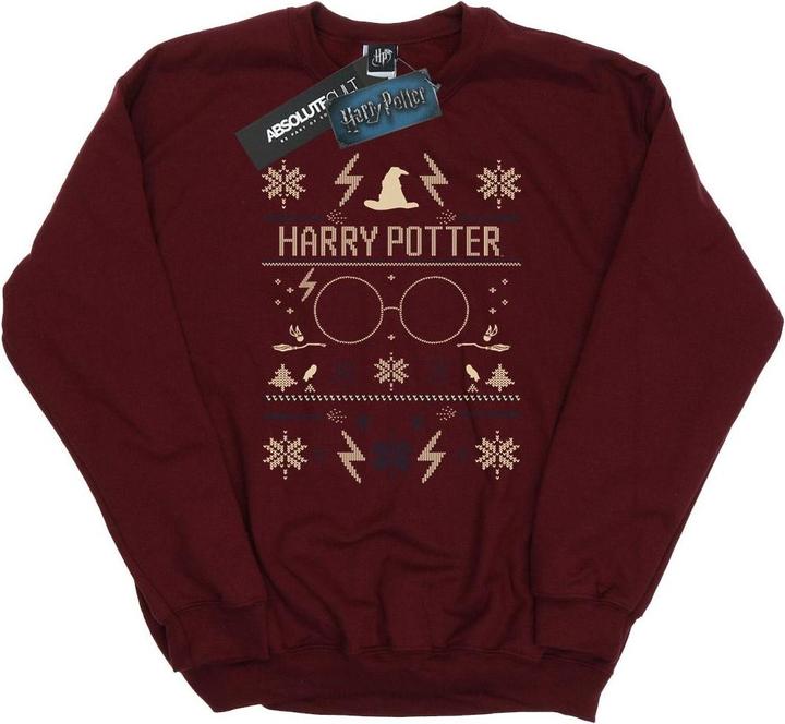 Actual product image Womens/Ladies Christmas Pattern Sweatshirt (XXL)
