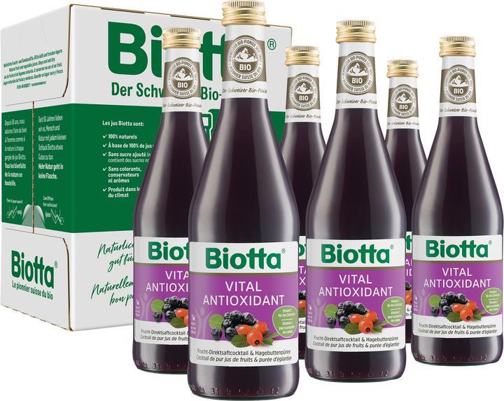 Actual product image Biotta Vital Antioxidant (6 x 50 cl)