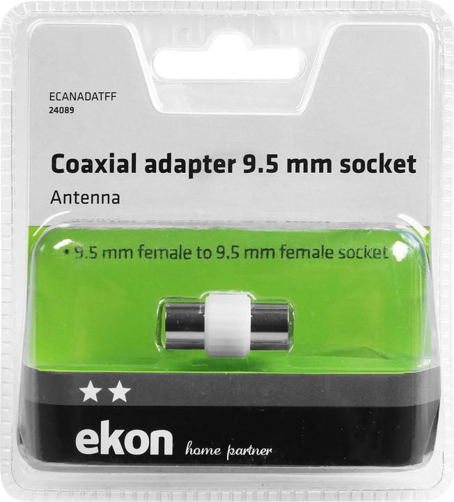 Produktbild Ekon Female - female coaxial antenna adapter (Antennenkabel)