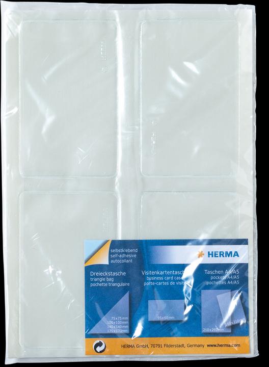 Actual product image Herma Business card pockets