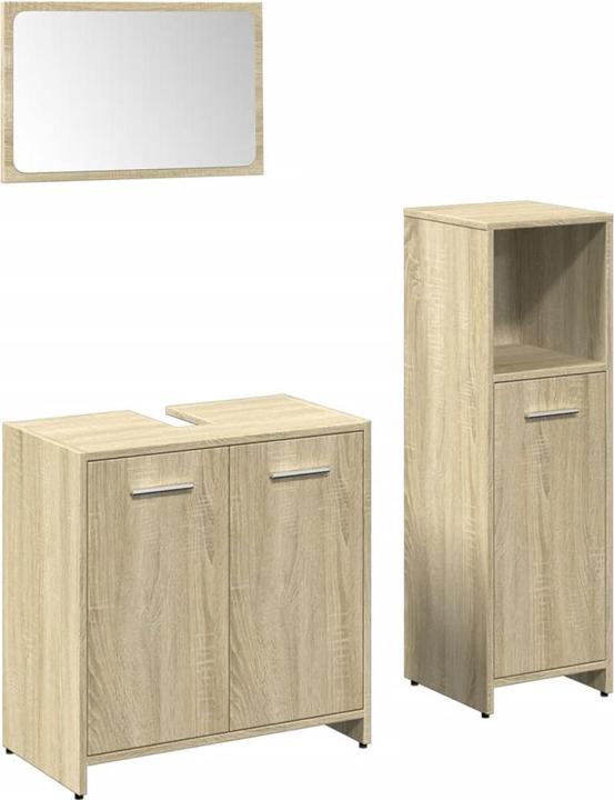 Actual product image VidaXL 3-tlg. Badmöbel-Set
