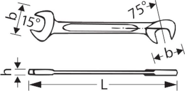 Immagine prodotto Stahlwille Doppia chiave aperta (12 mm)