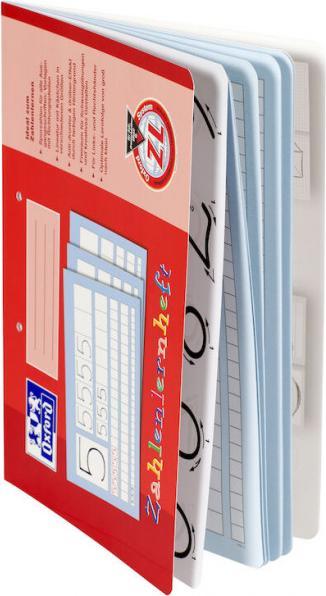Actual product image Oxford Number learning notebook, A4 landscape (A4, Hardcover)
