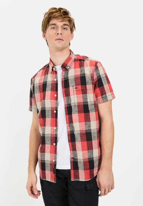 Image du produit Camel Active Kariertes Kurzarmhemd aus reiner Baumwolle (5XL)