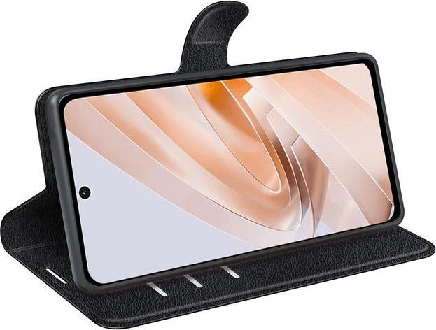 Image du produit MU Classic Série de couvertures de livres en cuir Litchi (Xiaomi Redmi 13C 5G, Xiaomi Redmi Note 13 4G)