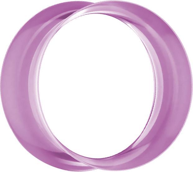 Image du produit Star Piercing Flared Tunnel violet (sans laiton, Silicone)