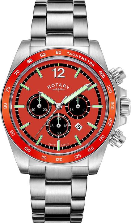 Produktbild Rotary GB05440/54 Henley Chronograph 41mm 10ATM (Chronograph, 41 mm)