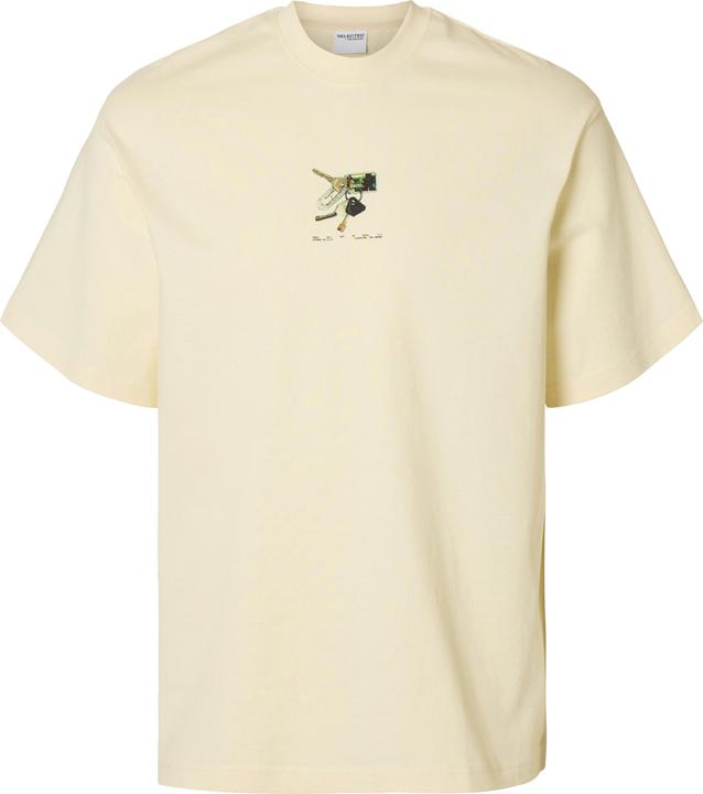 Selected Homme Print T-Shirt mit Rundhalsausschnitt (XL)