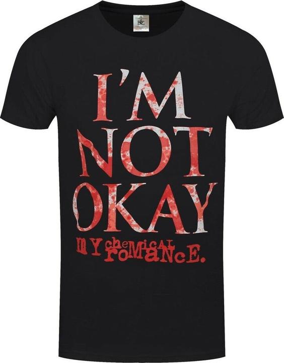 Actual product image Gildan Unisex Adult I'm Not Okay T-Shirt (L)