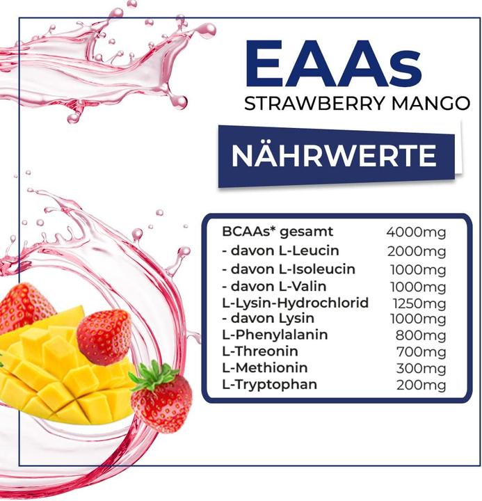Image du produit All Stars EAAs Powder (Mangue, Fraise, 1 pcs, 400 g)