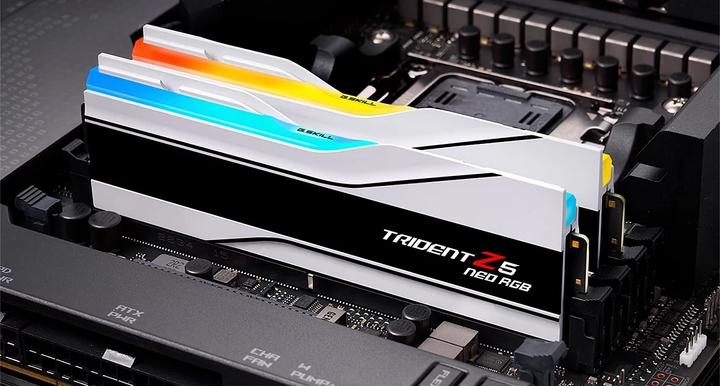 Productafbeelding G.Skill 6000MHz 64 GB (2 x 32 GB) Trident Z5 NEO RGB voor AMD EXPO (2 x 32GB, 6000 MHz, DDR5 RAM, DIMM 288 pin)