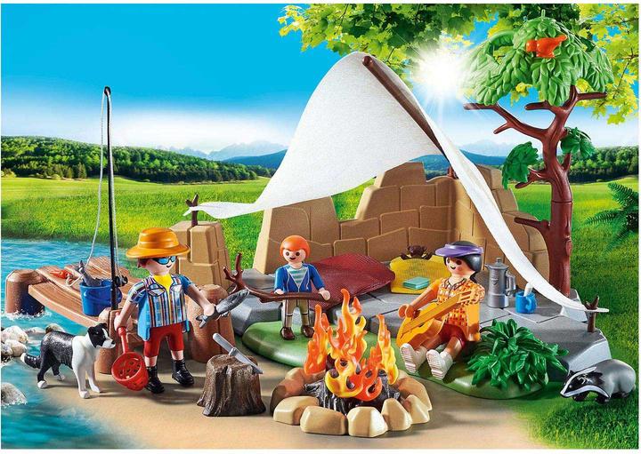 Actual product image Playmobil Family on camping trip (70743, Playmobil Family Fun)