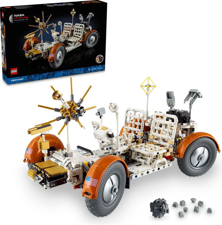 Produktbild LEGO NASA Apollo Lunar Roving Vehicle (LRV) (42182, LEGO Technic)