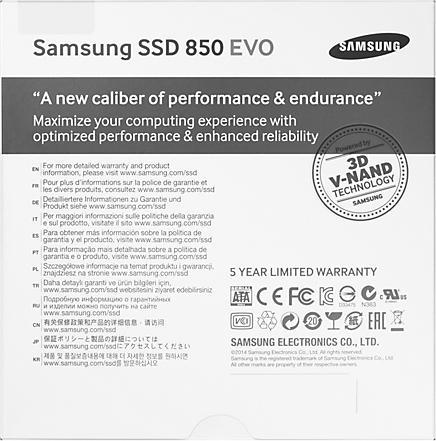 Actual product image Samsung 850 EVO Basic (2000 GB, 2.5")