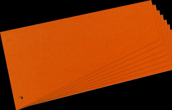 Immagine prodotto Herlitz Divisori 12 x 23 cm, trapezoidali, 100 pezzi - arancione