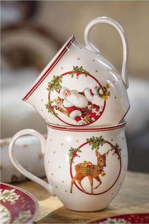 Actual product image Villeroy & Boch Becher mit Henkel, Santa und Reh Toy's Delight (390 ml, 1 x)