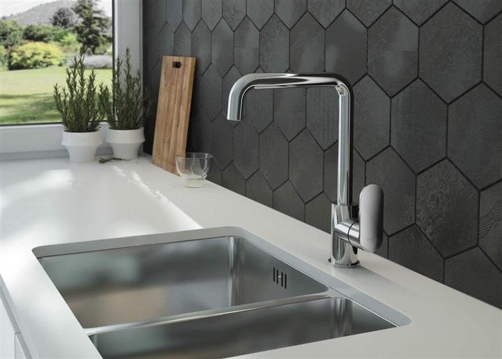 Actual product image Deante ALPINIA SINK MIXW/ RECT SPT BGA 063M CH