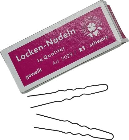 Produktbild Comair Lockennadeln 45x0,6mm schwarz 45er Kästchen (45 Stk.)