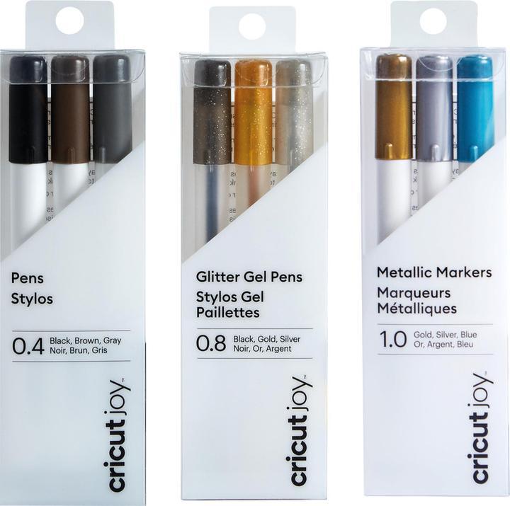 Image du produit Cricut Joy Opaque Gel stylos 3-pack 10 Blanc Bleu Jaune (P)