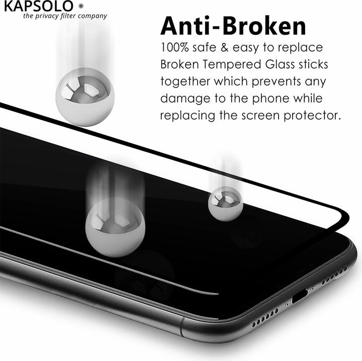 Produktbild Kapsolo Tempered GLASS iPhone 13, 13 Pro, 14 Ultimate curved Screen Protection (1 Stück, Apple iPhone 14)
