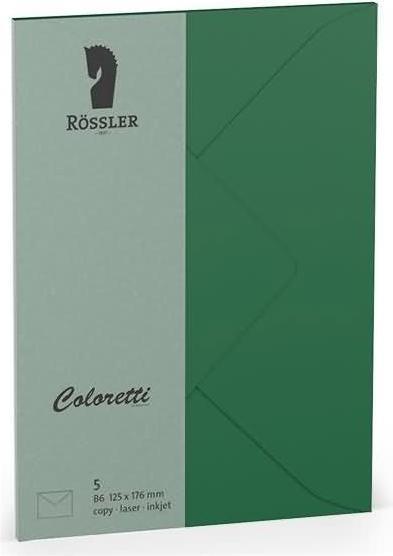 Actual product image Magni 220720571 - Coloretti envelopes, 80 g/m², DIN B6, forest, 5 pieces (B6, 5 x)