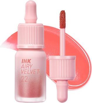 Triton Ink Airy Velvet Lip Tint Liquid Lip 0.14 fl oz 022 Centre Peach (022 Centro Pesca)