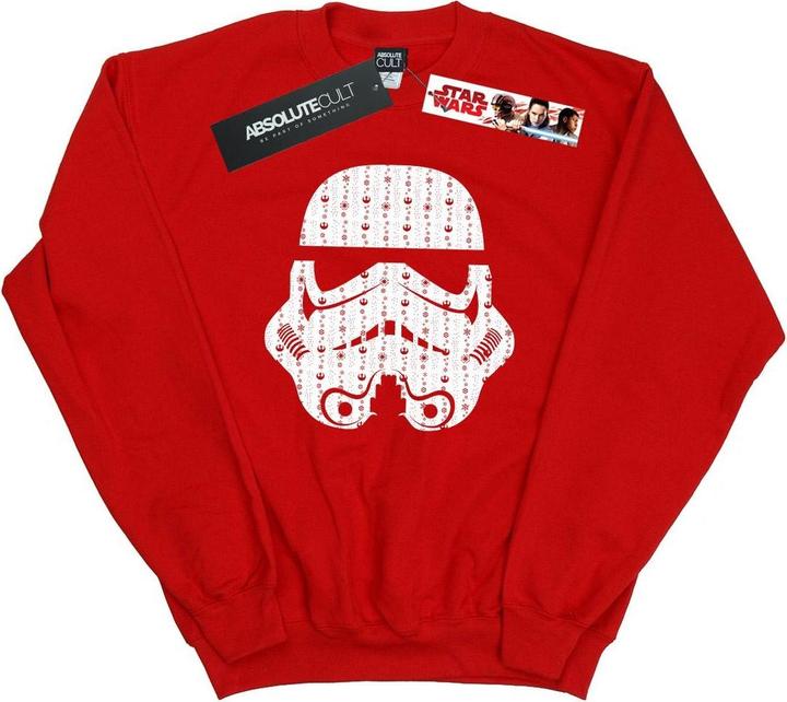 Produktbild Star Wars Christmas Stormtrooper Helmet Sweatshirt (S)