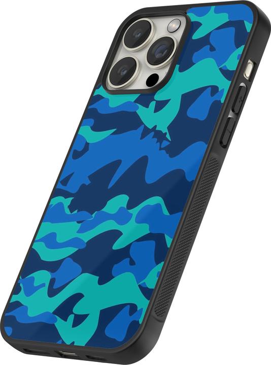 Immagine prodotto PhoneLook Coperchio Silicone Nero Camo Blu (Apple iPhone 13 Pro Max)