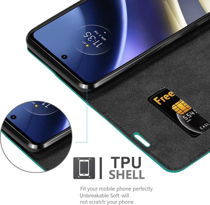 Immagine prodotto Cadorabo Libro Invis. Coperchio magnetico (Motorola Moto G51 5G)