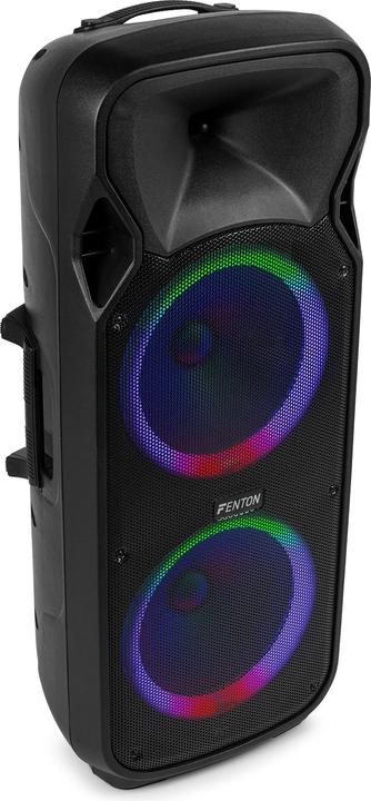Immagine prodotto Fenton Speaker Bluetooth - FT212LED MK2 karaoke box met LEDâ€™s, accu en microfoons - (Attivo)