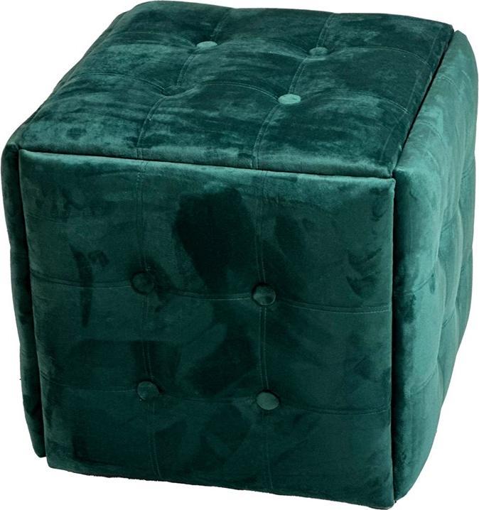 Produktbild Go Gift Puff-Transformer 5in1 - 5 Hocker in 1 Pouffe Flasche grüner Samt