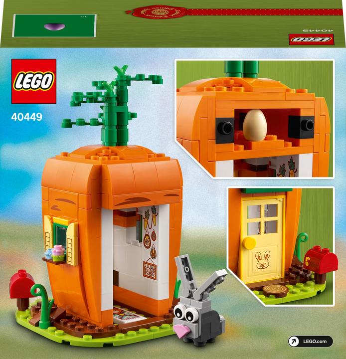Image du produit LEGO Maison de la carotte du lapin de Pâques (40449, LEGO difficiles à trouver)